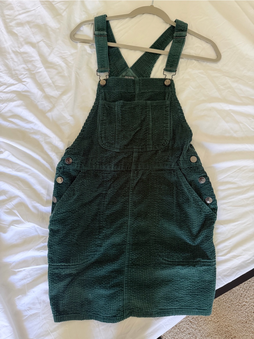 wild fable Dark Teal Corduroy Overall Dress